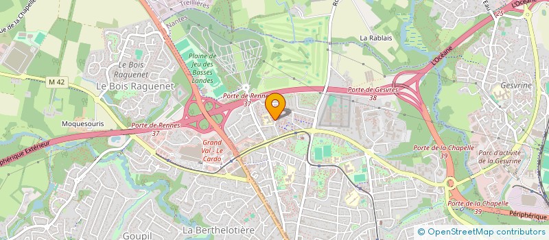 localisation de l'entreprise LES PARAMETRES  NANTES