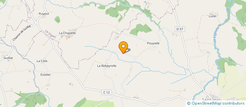 localisation de l'entreprise LES PARCHEMINS DU JARDIN D'EDEN à SAINT-JEAN-LIGOURE