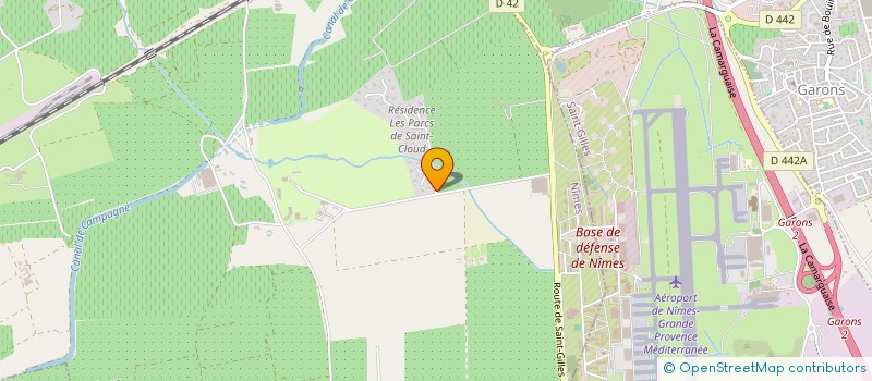 localisation de l'entreprise LES PARCS DE SAINT CLOUD  NIMES
