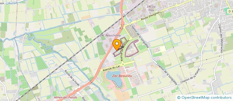 localisation de l'entreprise LES PARCS DU SUD  MONTEUX