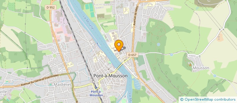 localisation de l'entreprise LES PARCS NATURELS REGIONAUX DU GRAND EST  PONT-A-MOUSSON