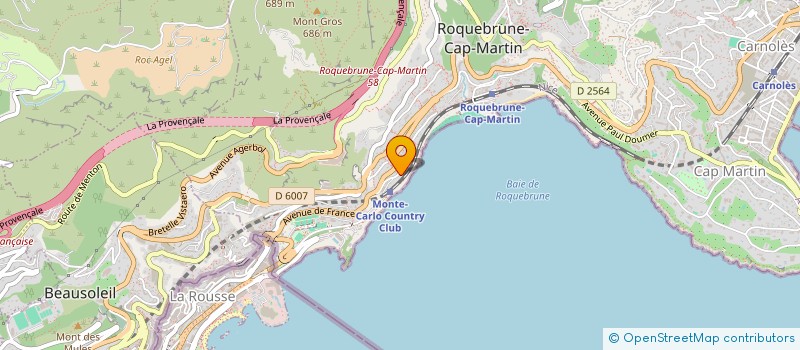 localisation de l'entreprise LES PARENET D'ELEVES DE CABBE à ROQUEBRUNE-CAP-MARTIN