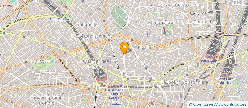localisation de l'entreprise LES PARENTELES DE LA RUE BLANCHE à PARIS