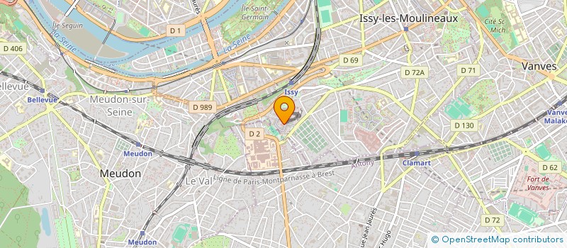 localisation de l'entreprise LES PARENTHESES D'HELENE à ISSY-LES-MOULINEAUX