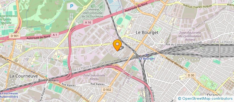 localisation de l'entreprise LES PARENTS D'ELEVES DU BOURGET à LE BOURGET