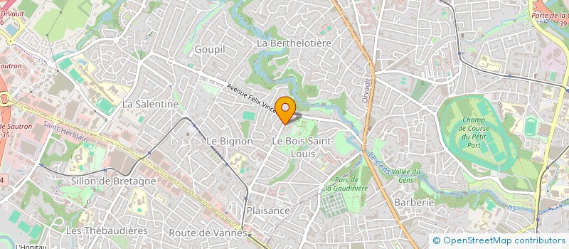 localisation de l'entreprise LES PARENTS D'EMILE à ORVAULT