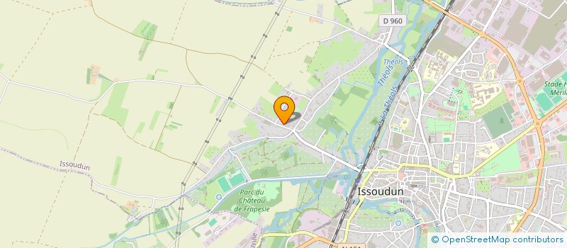 localisation de l'entreprise LES PARENTS D'EUL GAMIN DE JEAN JAURES à ISSOUDUN