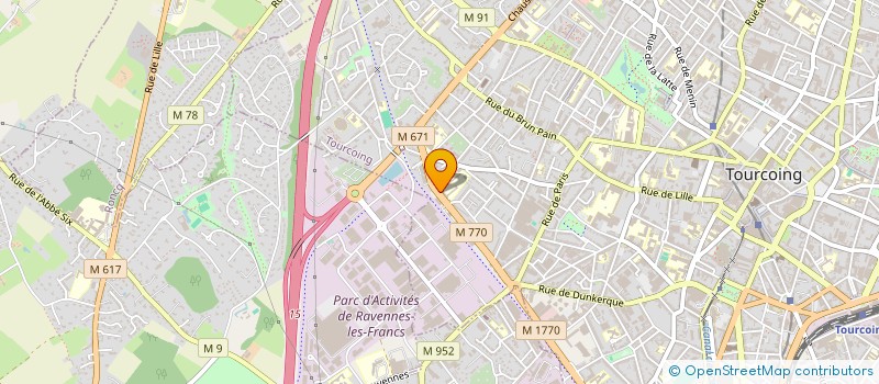 localisation de l'entreprise LES PARENTS D 'R.I.O  TOURCOING