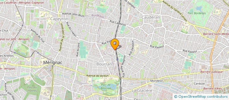 localisation de l'entreprise LES PARENTS DE CAUDERAN à BORDEAUX