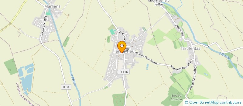 localisation de l'entreprise LES PARENTS DE LA BANNIERE  TART