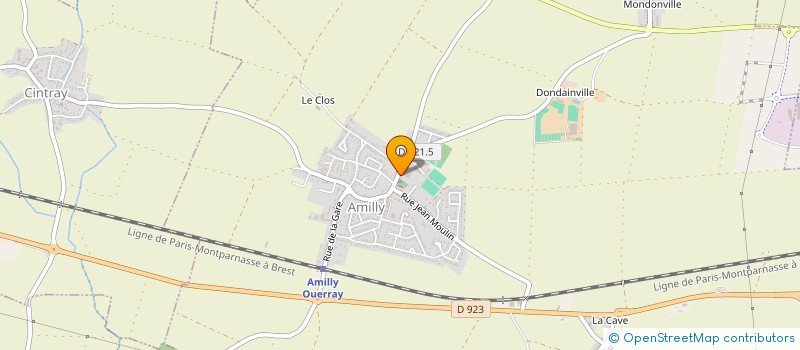 localisation de l'entreprise LES PARENTS DECOLLENT 28 D'AMILLY-CINTRAY à AMILLY