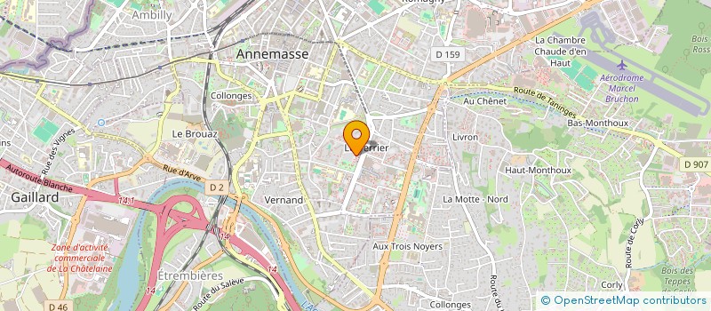 localisation de l'entreprise LES PARENTS DES L'HUTINS à ANNEMASSE