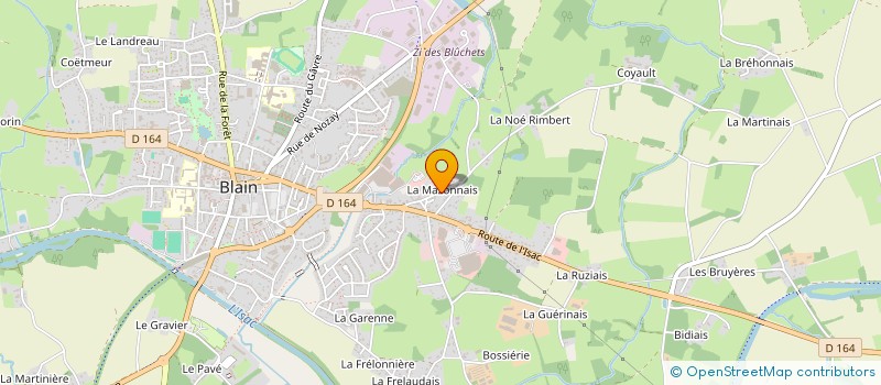 localisation de l'entreprise LES PARENTS DES P'TITS FELIX  BOUVRON