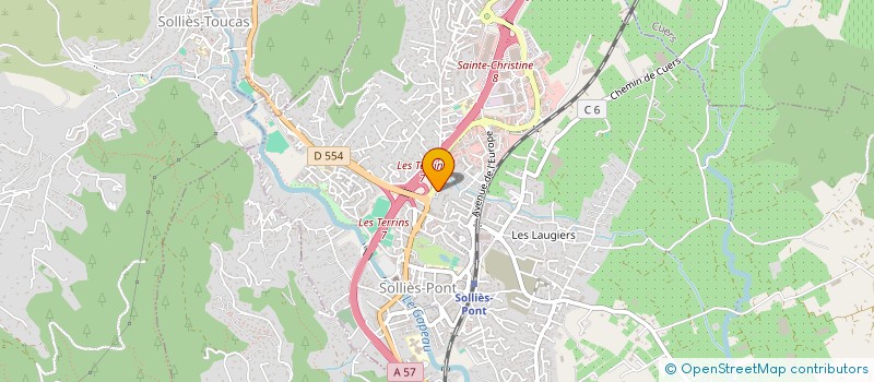 localisation de l'entreprise LES PARENTS DES PITCHOUNS à SOLLIES-PONT