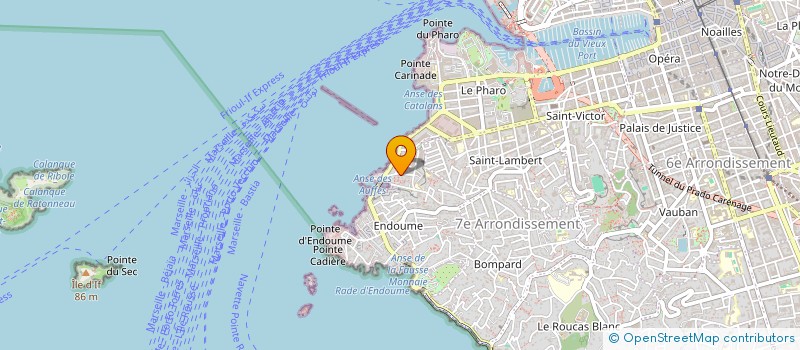 localisation de l'entreprise LES PARENTS DU VALLON à MARSEILLE