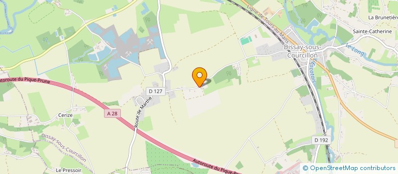 localisation de l'entreprise LES PARENTS ET AMI DU RPI DU VAL DE LOIR  SAINT-PIERRE-DE-CHEVILLE