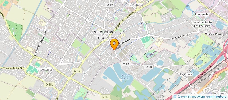 localisation de l'entreprise LES PARENTS ET AMIS DES ENFANTS DE BOUSQUAIROL à VILLENEUVE-TOLOSANE