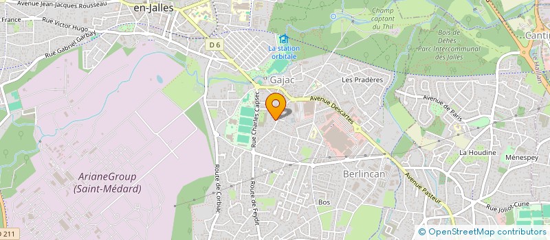 localisation de l'entreprise LES PARENTS INDEPENDANTS DES ECOLES VILLAGEXPO ET GAJAC (L.P.I.V.E.G.) à SAINT-MEDARD-EN-JALLES