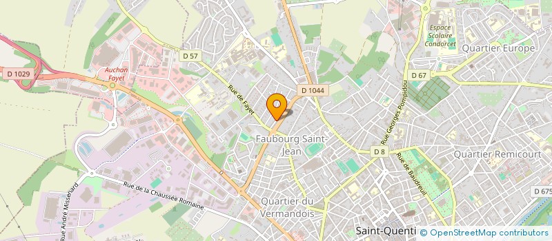 localisation de l'entreprise LES PARENTS UNIS DE L'ECOLE BACHY. ASSOCIATION DE PARENTS D'ELEVES  SAINT-QUENTIN