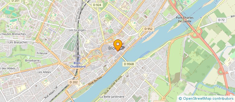 localisation de l'entreprise LES PARFUMS D'ORIENT  BLOIS