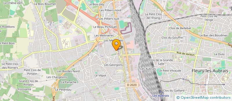 localisation de l'entreprise LES PARFUMS DE DAGOBERT à SARAN