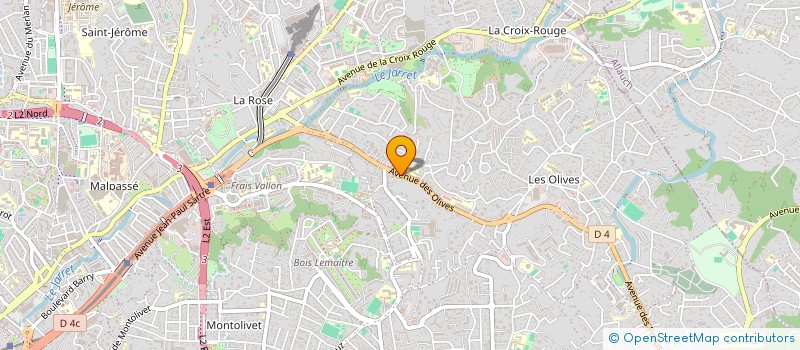 localisation de l'entreprise LES PARFUMS DE T'O à MARSEILLE