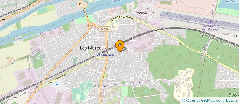 localisation de l'entreprise LES PARFUMS YVES JEAN BERNARD  LES MUREAUX