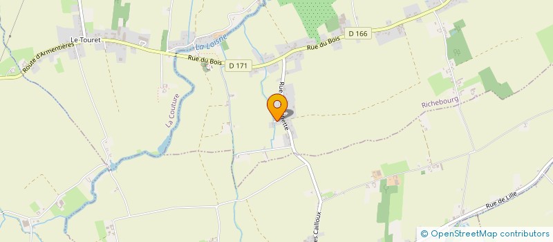 localisation de l'entreprise LES PARIETTES  RICHEBOURG