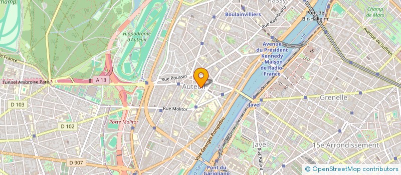 localisation de l'entreprise LES PARISIENNES  PARIS