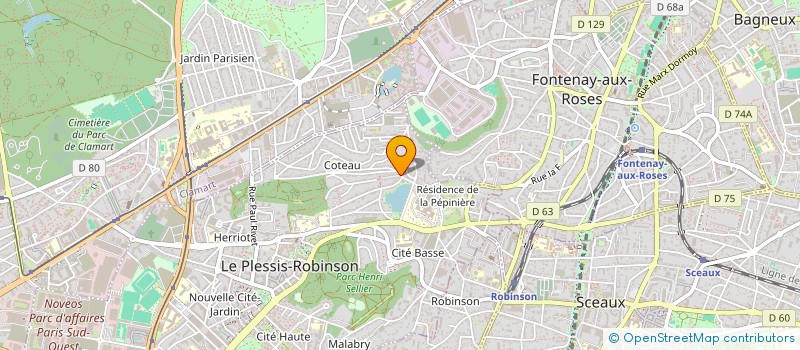 localisation de l'entreprise LES PARISIENS à LE PLESSIS-ROBINSON