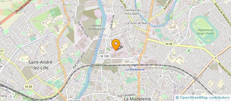 localisation de l'entreprise LES PARQUES à LILLE