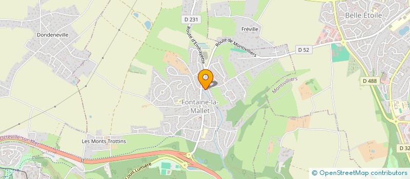 localisation de l'entreprise LES PARQUES  FONTAINE-LA-MALLET