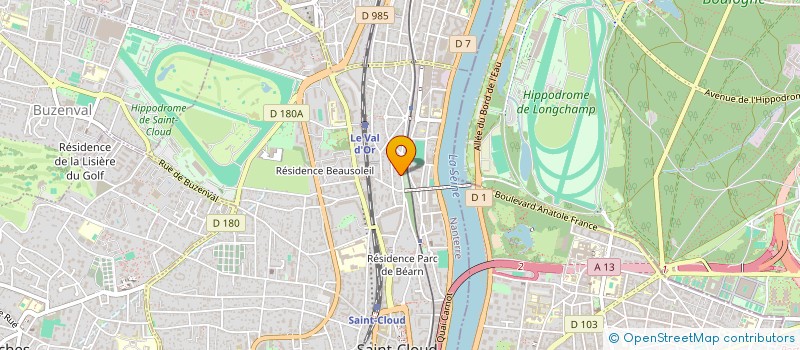localisation de l'entreprise LES PARQUETISTES à SAINT CLOUD