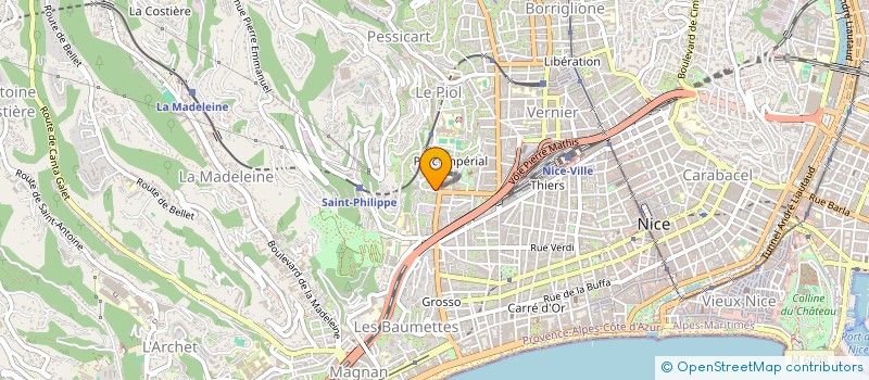 localisation de l'entreprise LES PARQUETS REUNIS à NICE