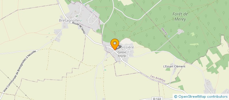 localisation de l'entreprise LES PARRAINS DES REVES à LA BOISSIERE
