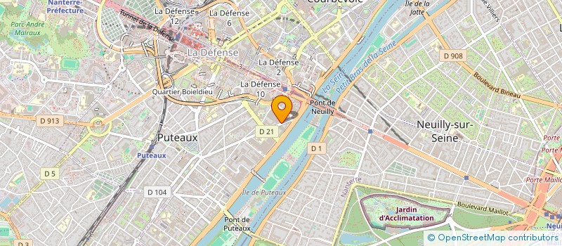 localisation de l'entreprise LES PARRANS à PUTEAUX