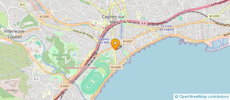 localisation de l'entreprise LES PARREOU  CAGNES-SUR-MER