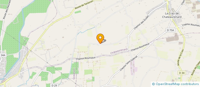 localisation de l'entreprise LES PARTAGES D'ENERGIES  CHATEAURENARD