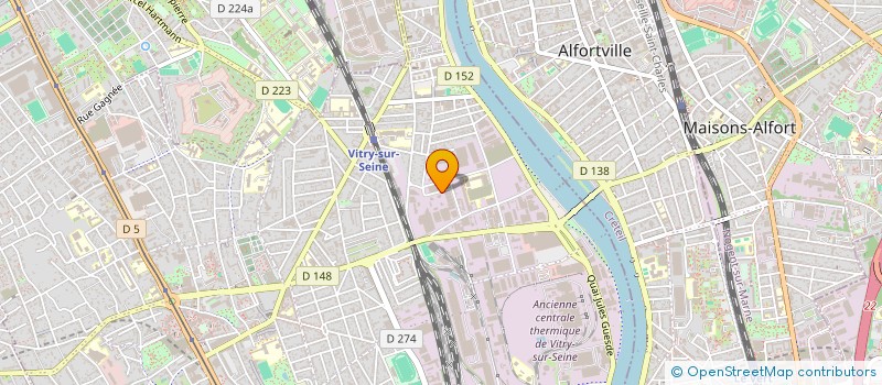 localisation de l'entreprise LES PARTENAIRES DE LA CONSTRUCTION à CHAMPIGNY SUR MARNE