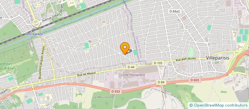 localisation de l'entreprise LES PARTENAIRES DU BATIMENT à TREMBLAY-EN-FRANCE