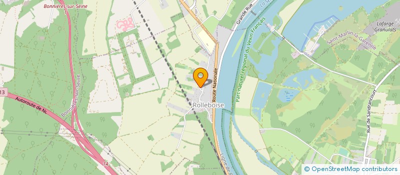 localisation de l'entreprise LES PARVENCHES  ROLLEBOISE