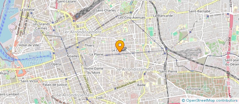 localisation de l'entreprise LES PARVENU-E-S  MARSEILLE