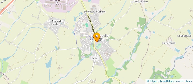 localisation de l'entreprise LES PAS'CHARDAISES  LES ACHARDS