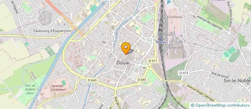localisation de l'entreprise LES PAS D'ANTAN à DOUAI