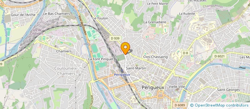 localisation de l'entreprise LES PAS DE COTE  PERIGUEUX