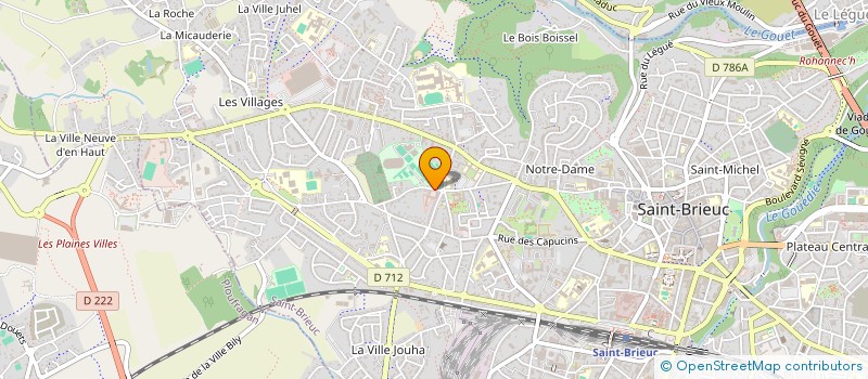 localisation de l'entreprise LES PAS PERDUS (LEPAPE) à SAINT-BRIEUC