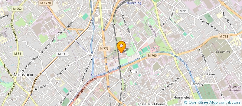 localisation de l'entreprise LES PAS PETITS à TOURCOING