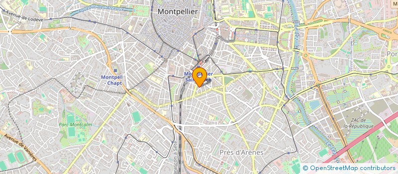 localisation de l'entreprise LES PAS-PIEDS à MONTPELLIER