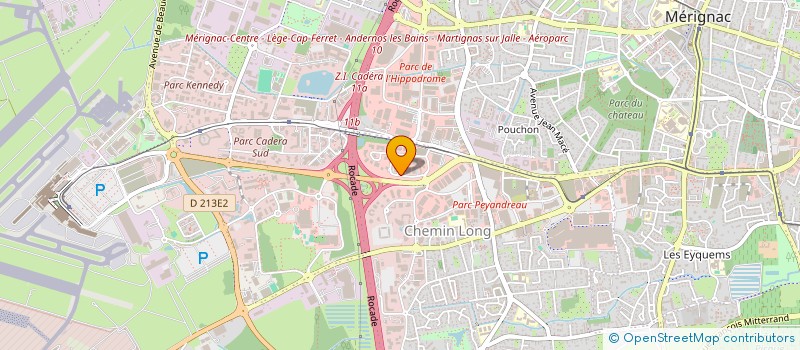 localisation de l'entreprise LES PAS SAGES SECRETS à MERIGNAC