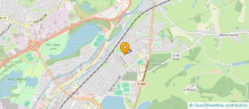 localisation de l'entreprise LES PAS TOQUES - GROUPE DE RANDONNEURS PEDESTRES  BLANZY